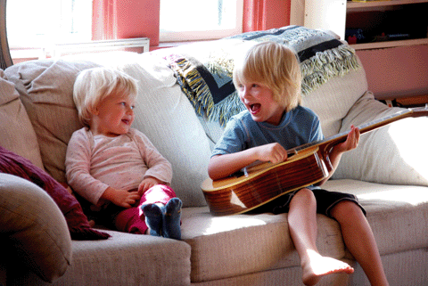 Otto and Levi jamming